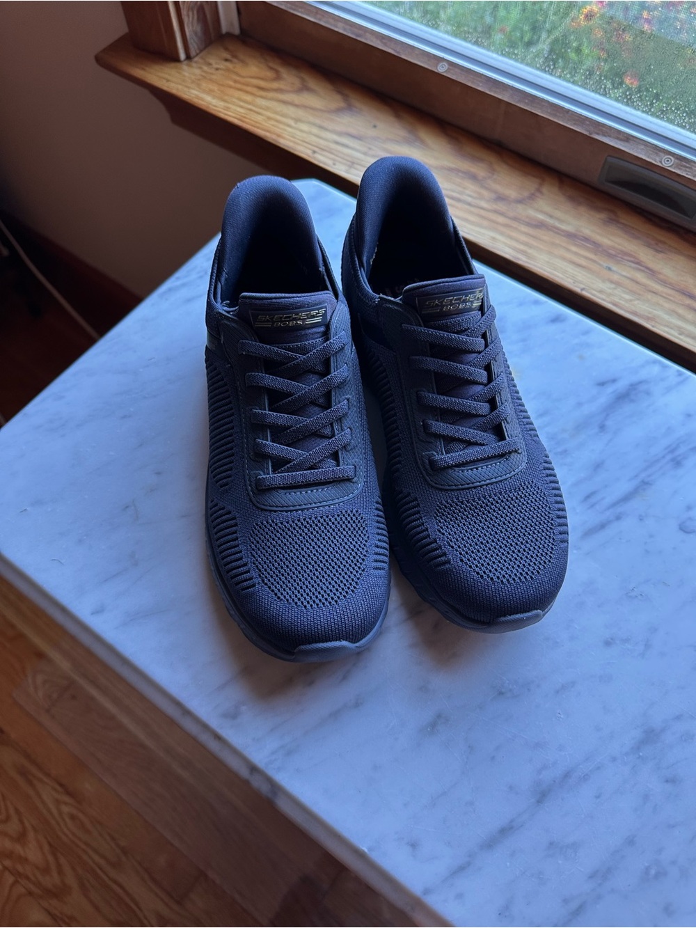 NWOT Sketchers Women’s Athletic Knit Sneakers - Navy Blue (Sz 6.5)